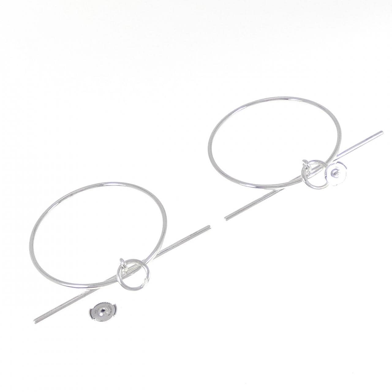 HERMES loop earrings