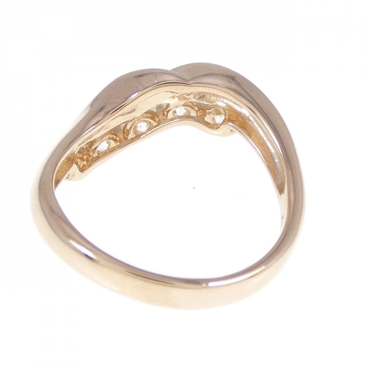 K18PG ダイヤモンド リング 0.50CT