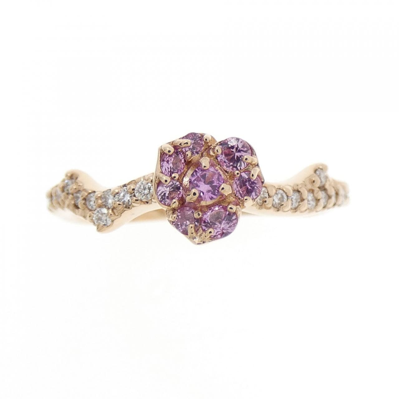 セイレーン　アズーロ サファイヤ リング 0.12CT