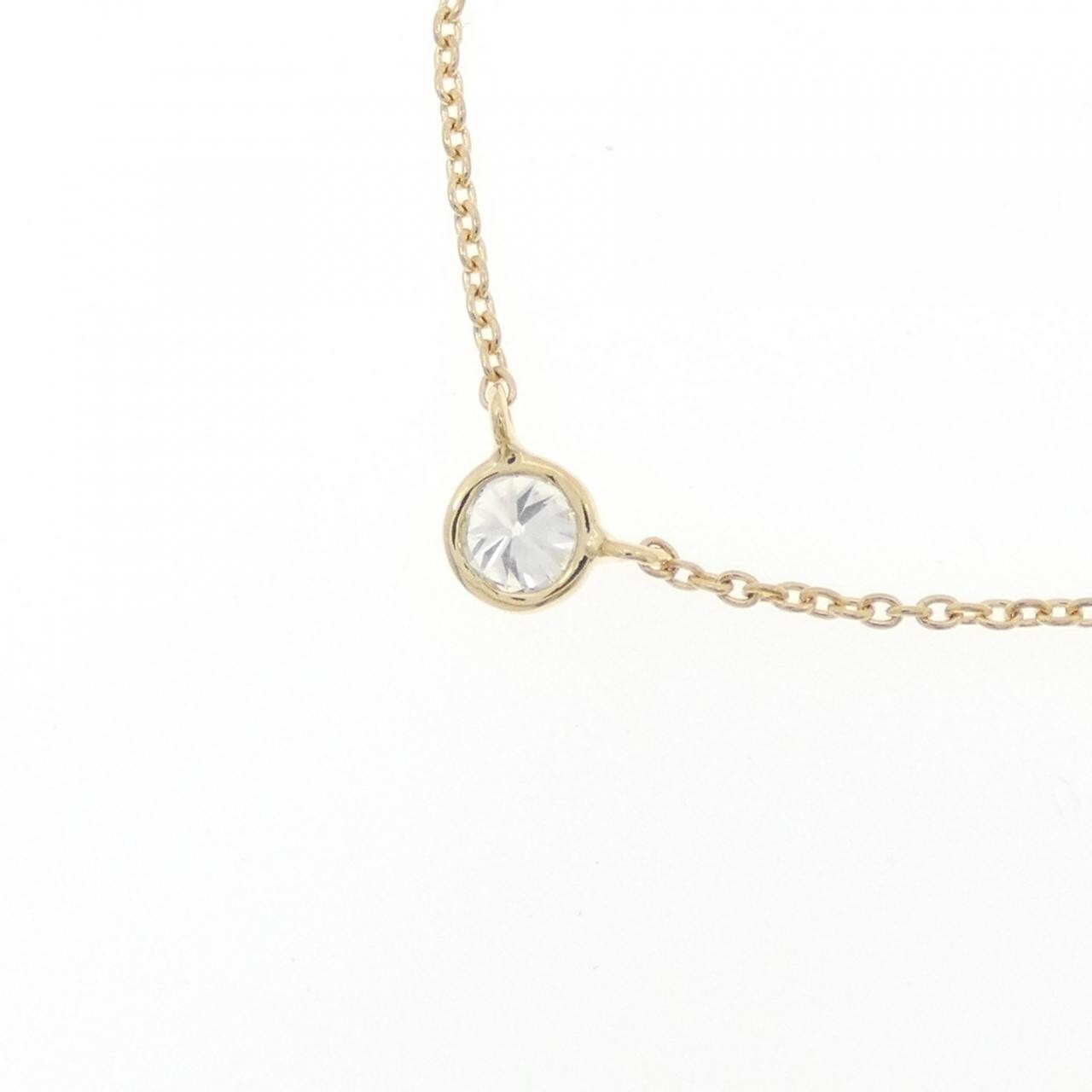 K18YG ダイヤモンド ネックレス 0.15CT
