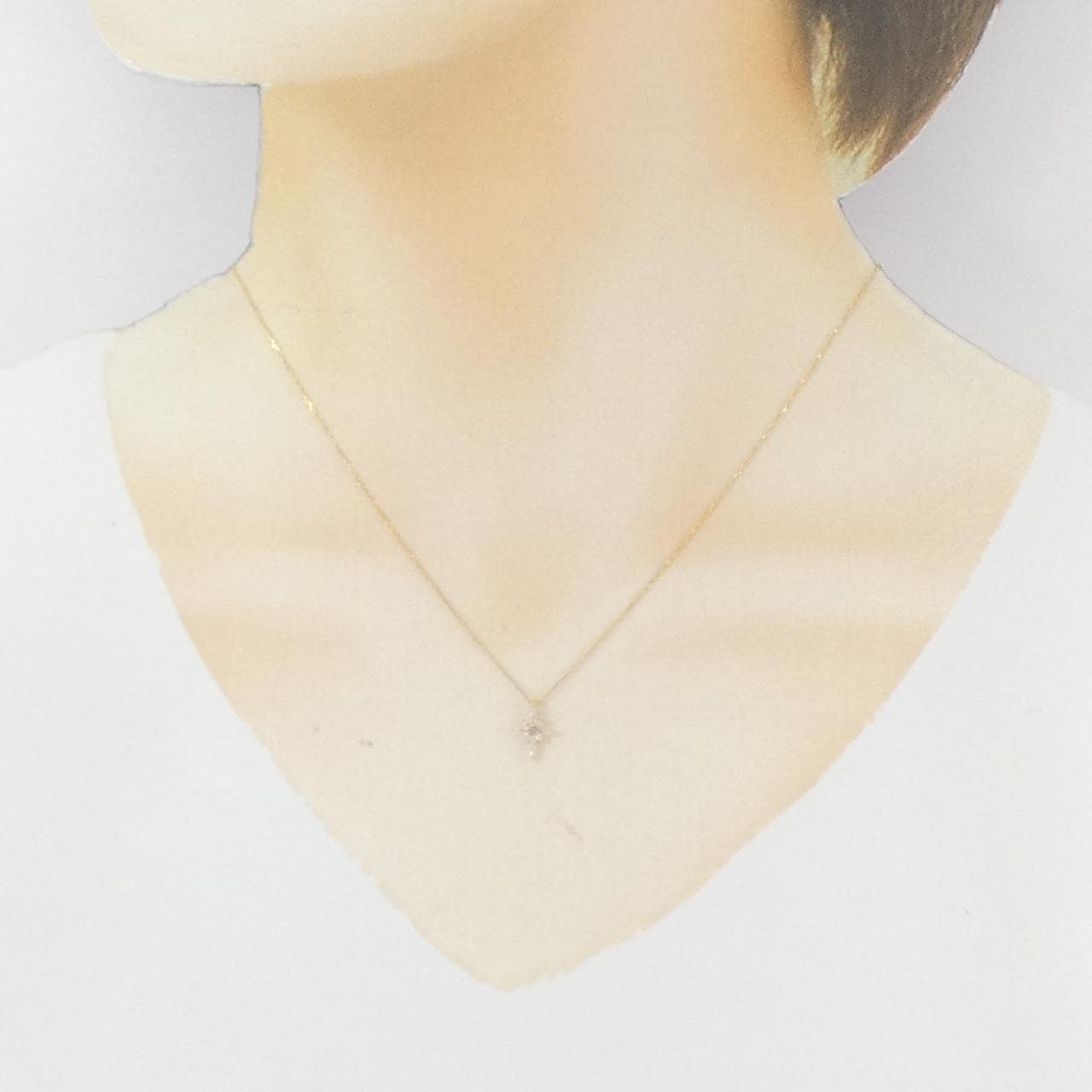 スタージュエリー ダイヤモンド ネックレス 0.06CT
