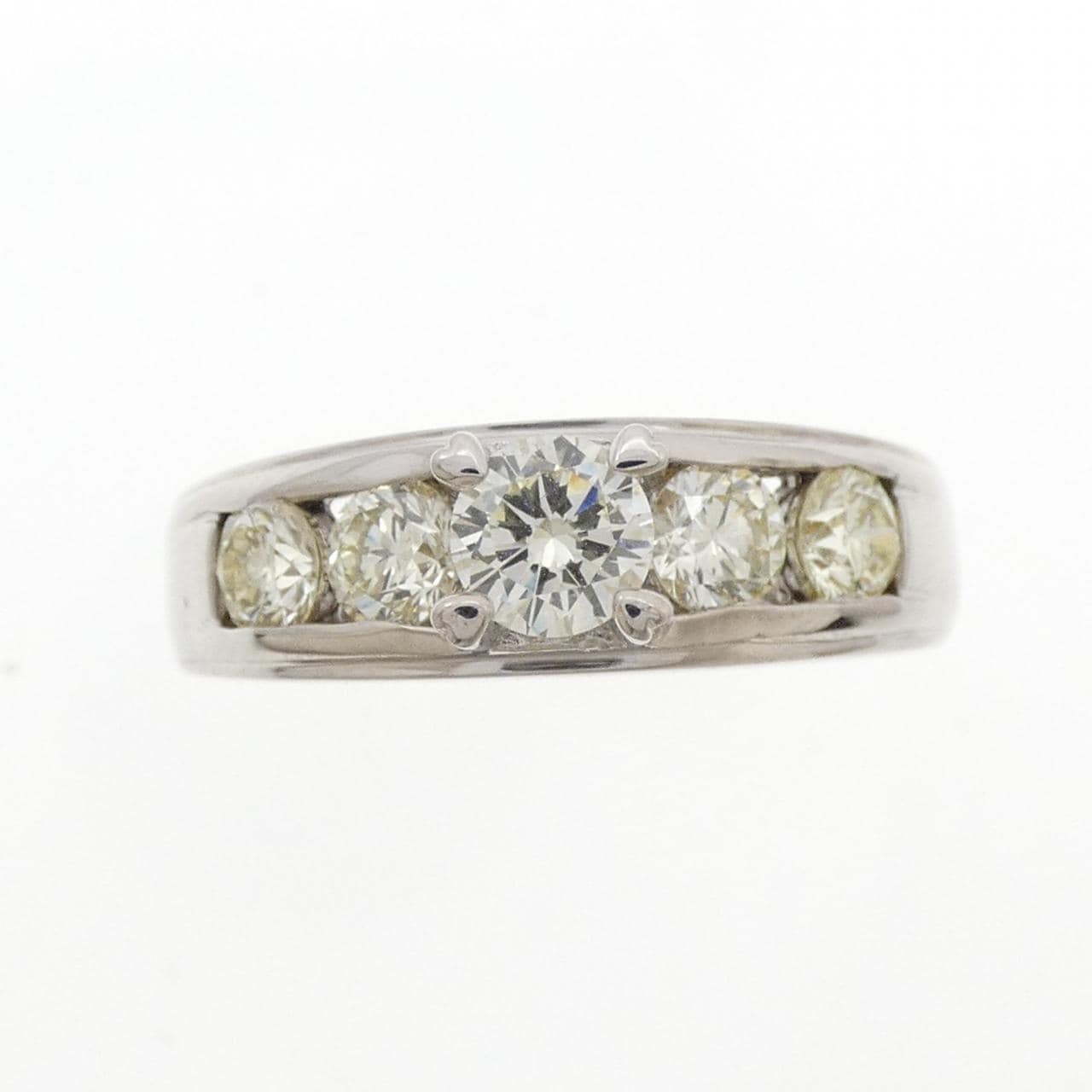 K18WG ダイヤモンド リング 1.151CT