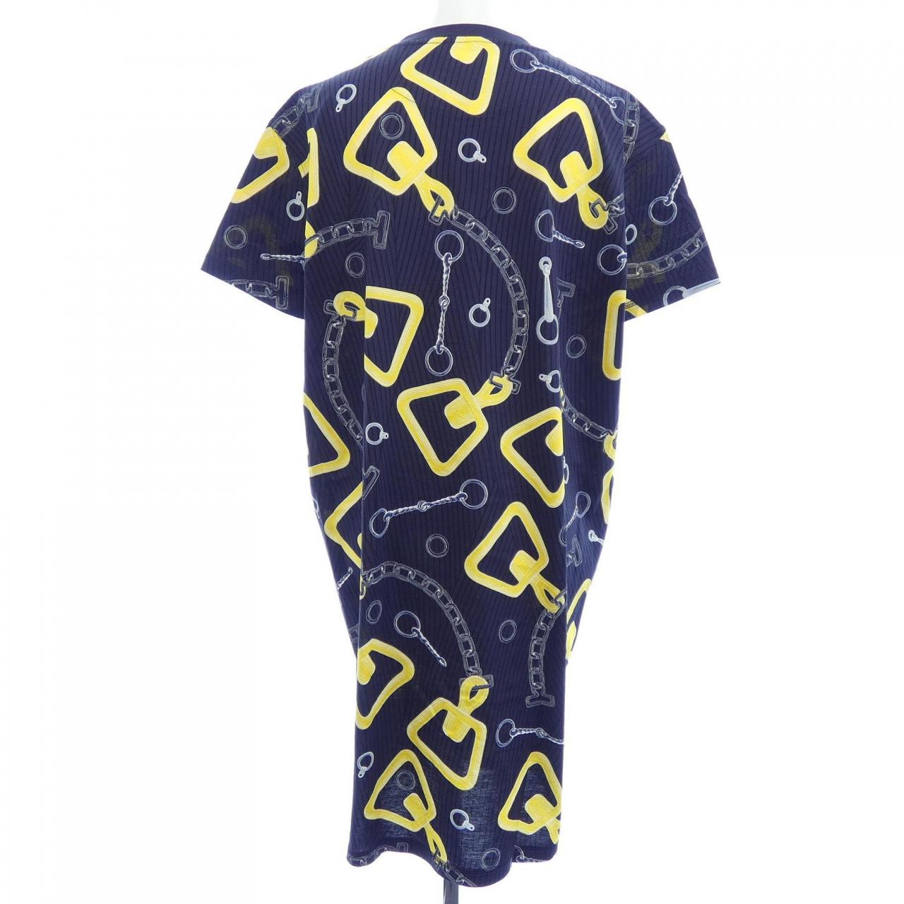 エルメス HERMES EFFET KALEIDOSCOPE 4H4524DH カットワンピース