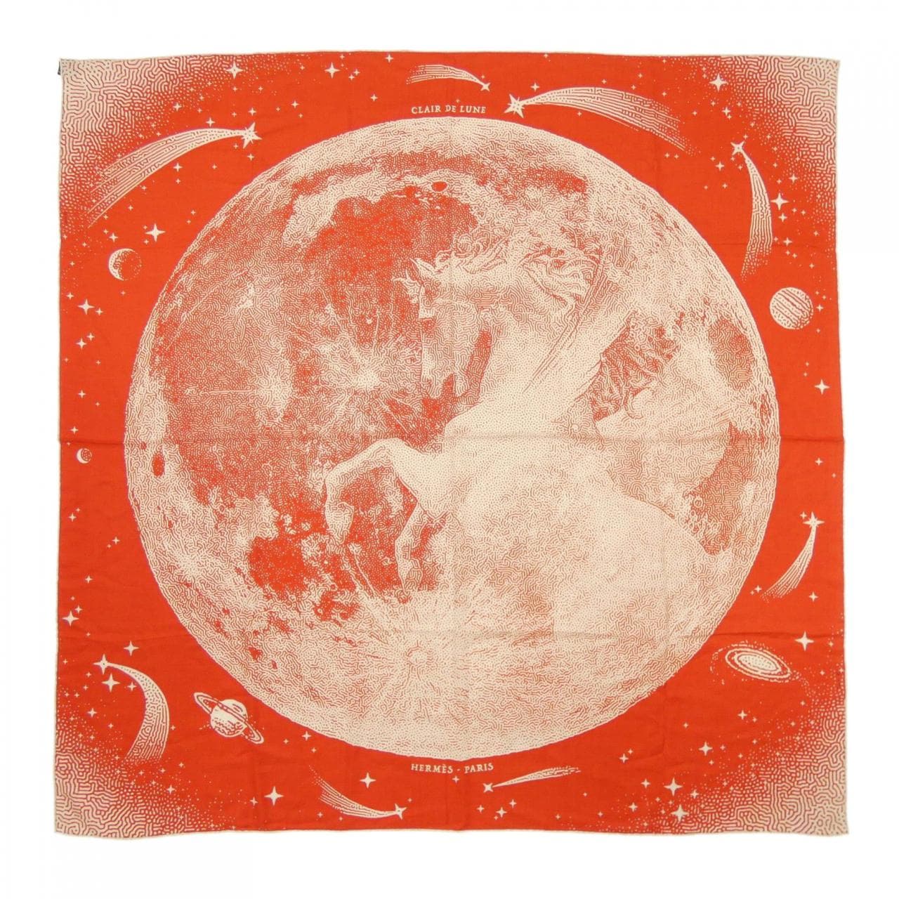 HERMES CLAIR DE LUNE H243430S Carre Jean 140 Shawl