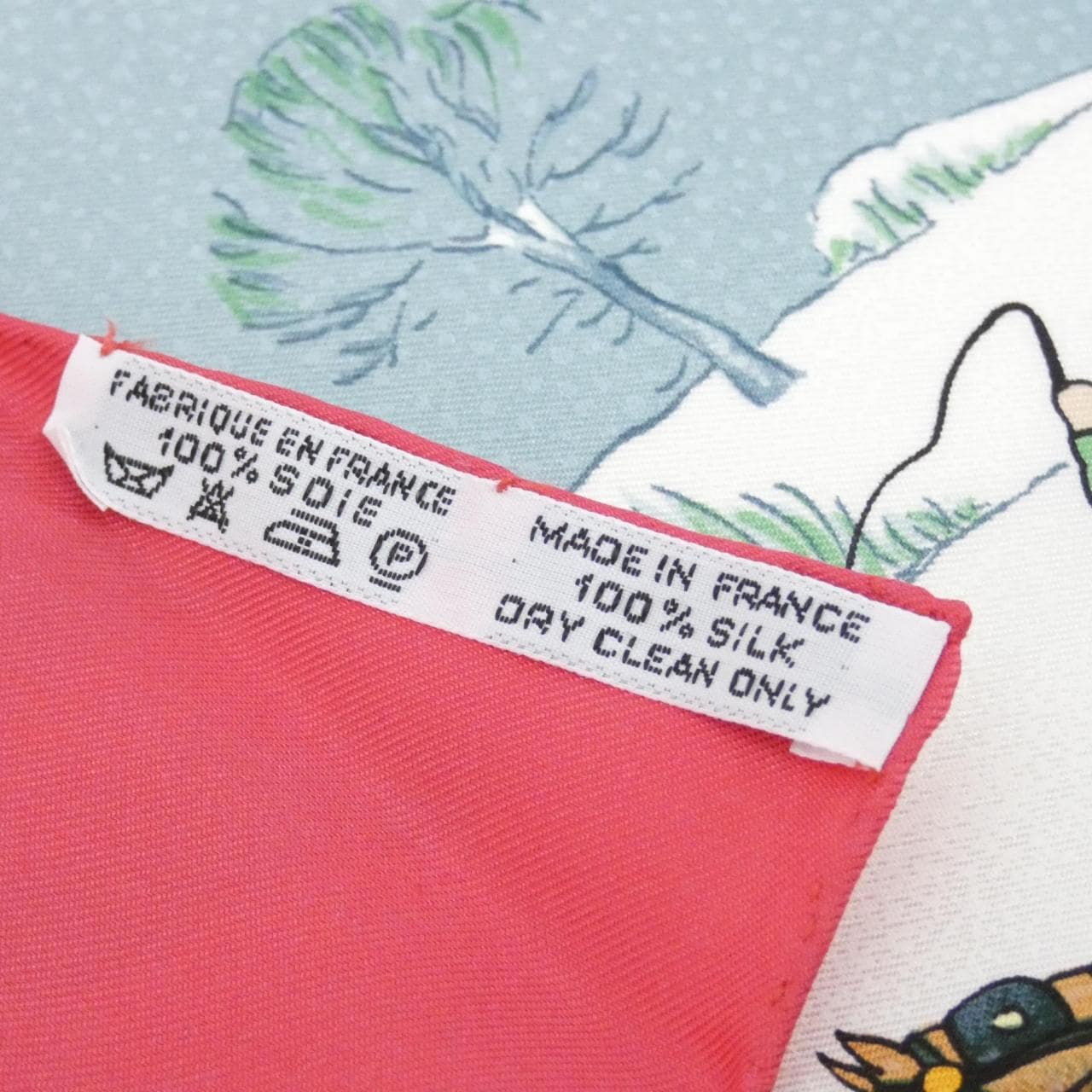 エルメス D'HIVER EN POSTE カレ スカーフ
