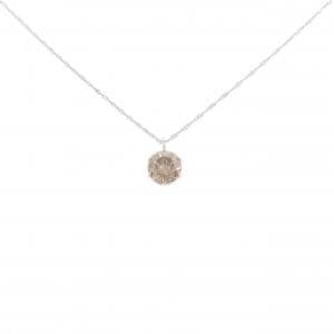 PT900/PT850 ソリティア ダイヤモンド ネックレス 1.0CT