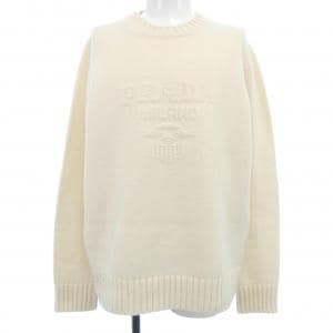 プラダ PRADA ウールxカシミヤ クルーネック セーター UMB645 S232 13HI ニット