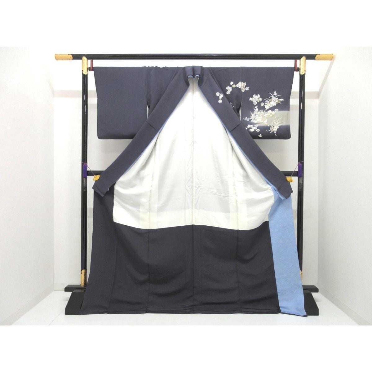 訪問着　刺繍加工　ボカシ染