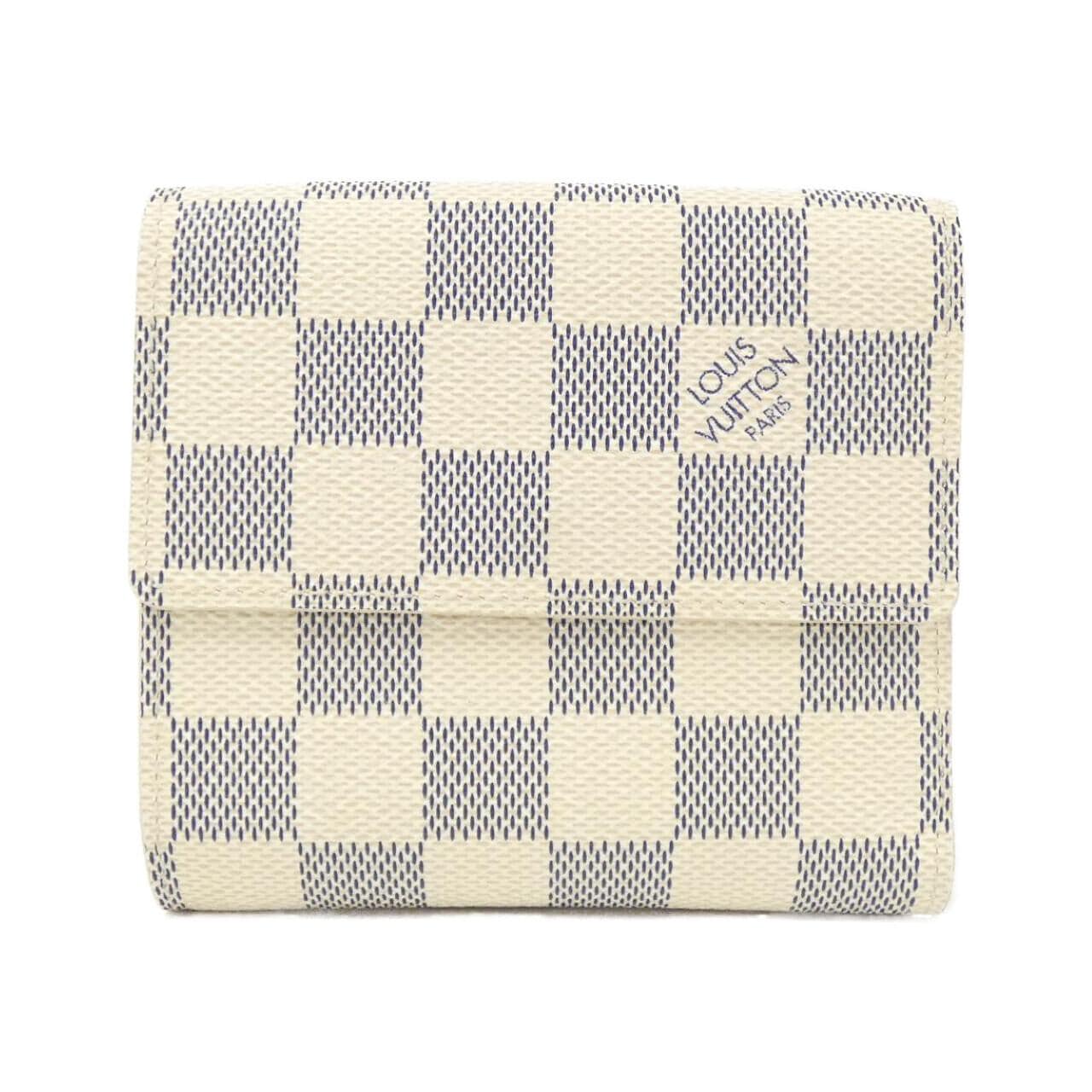 LOUIS VUITTON Damier Azur Portefeuille Elise N61733 钱包