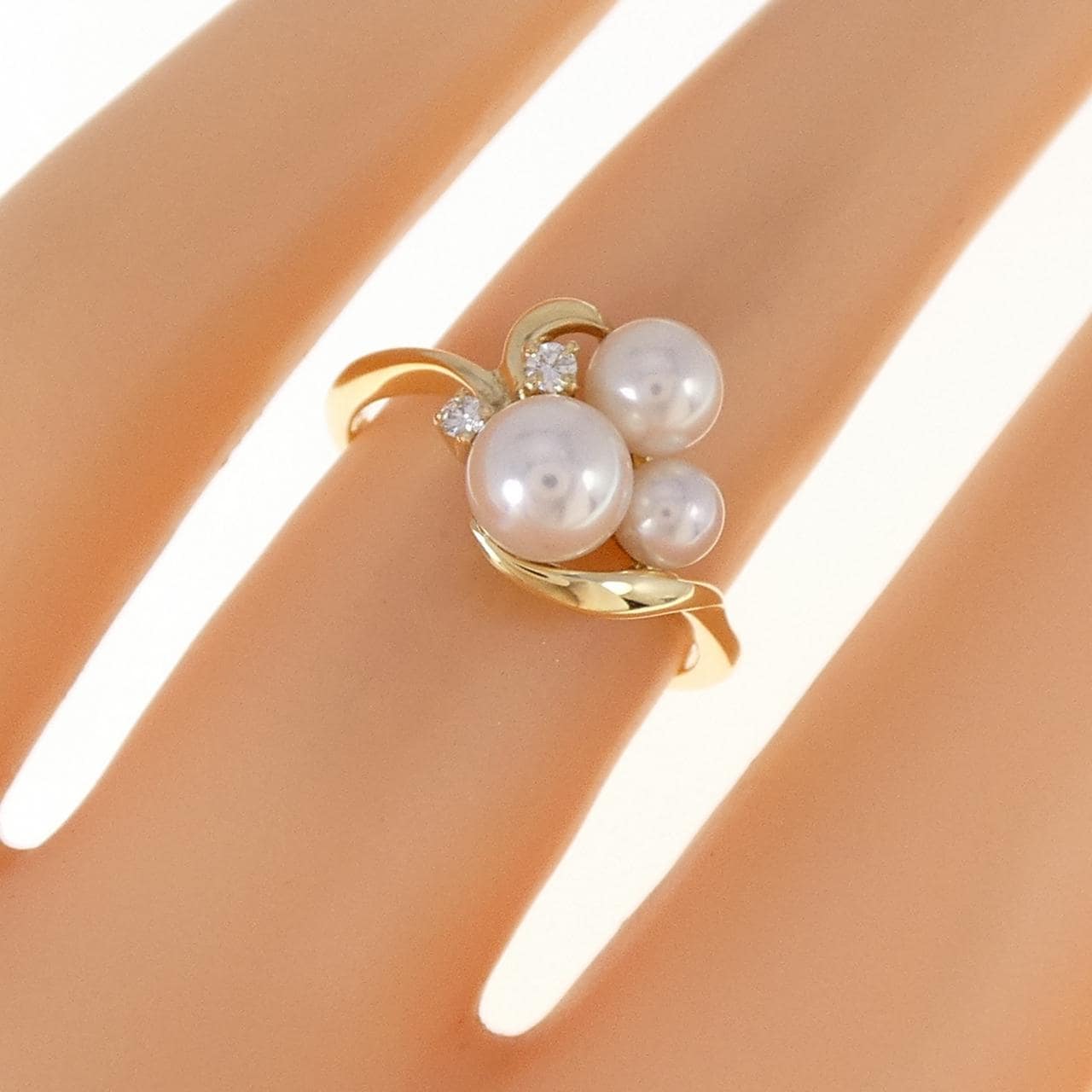 MIKIMOTO Akoya珍珠戒指