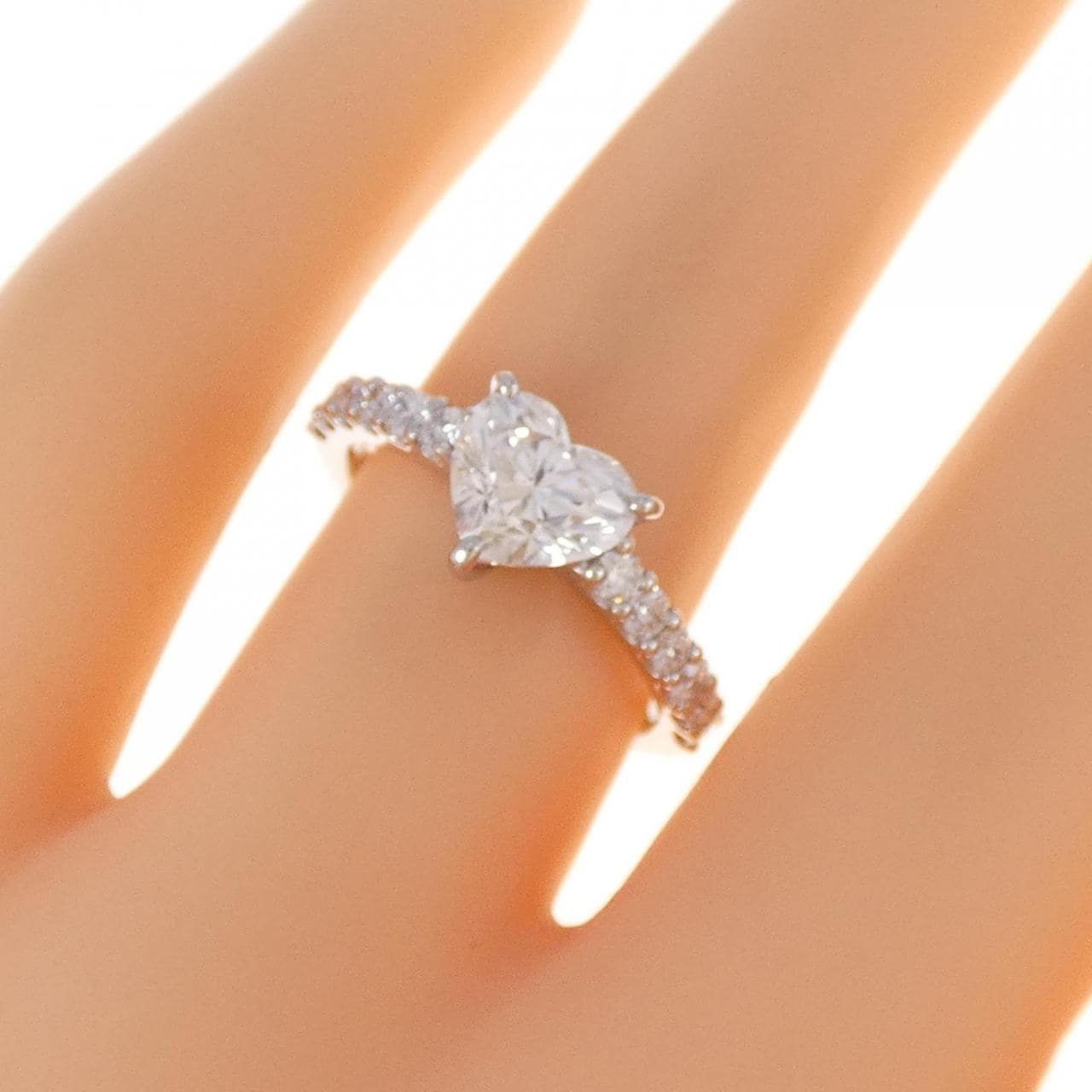 [Remake] PT Diamond Ring 1.160CT H SI2 Heart Shape