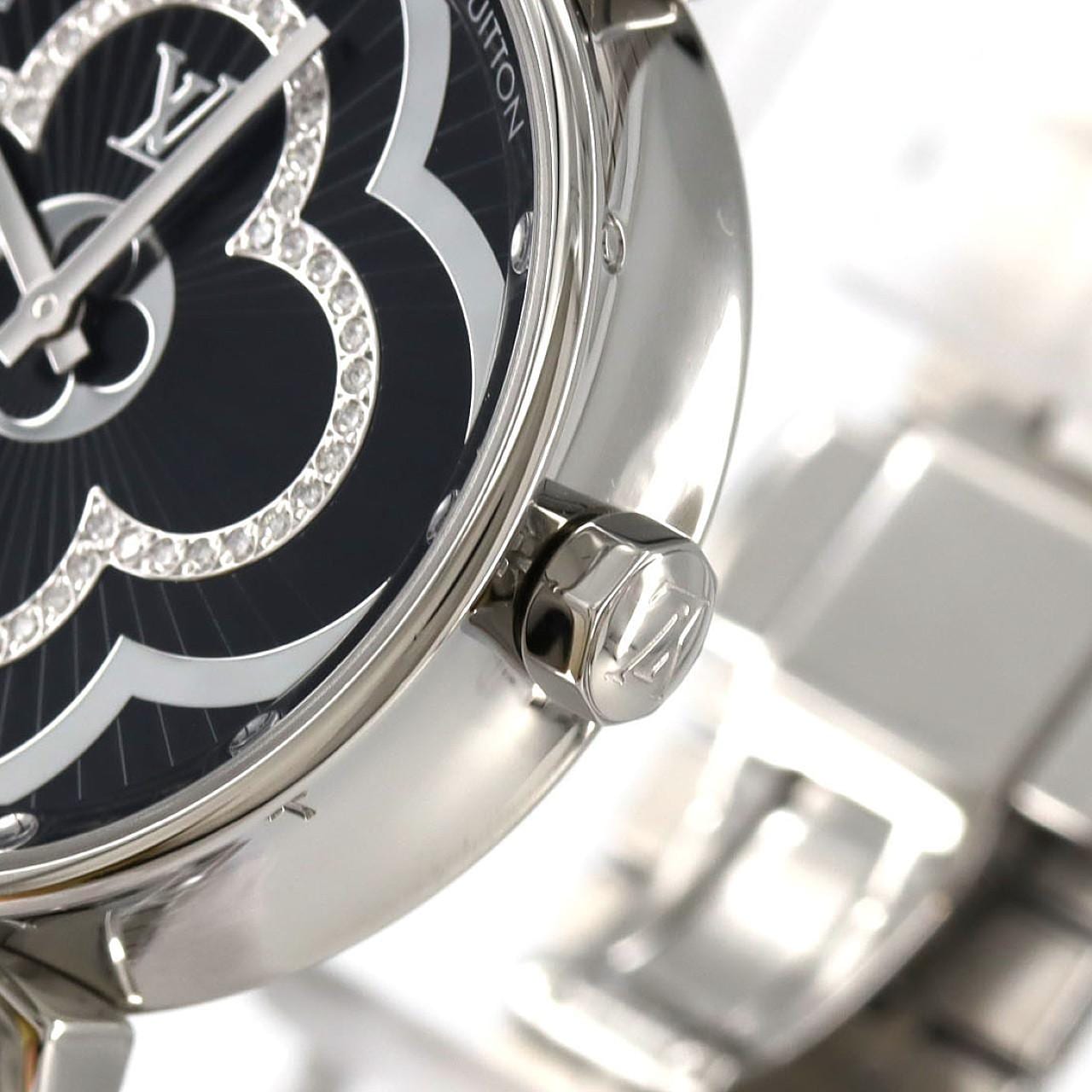 ルイヴィトン タンブールムーンディヴァイン QA020 SS クォーツ