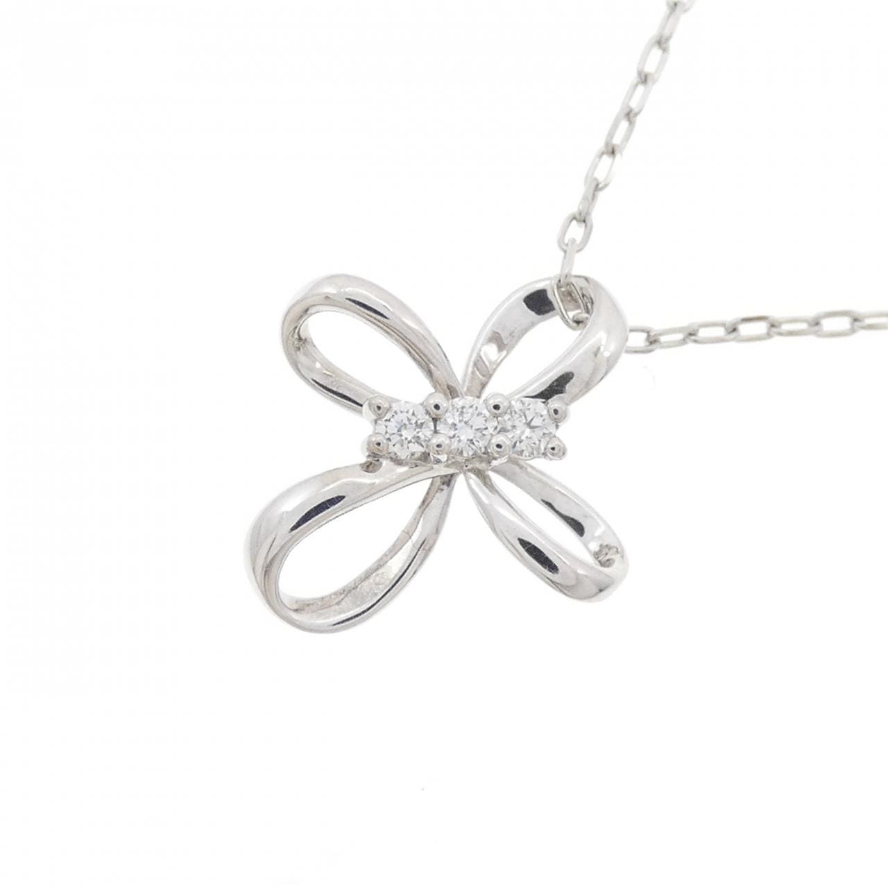 PT950/PT850 ダイヤモンド ネックレス 0.05CT