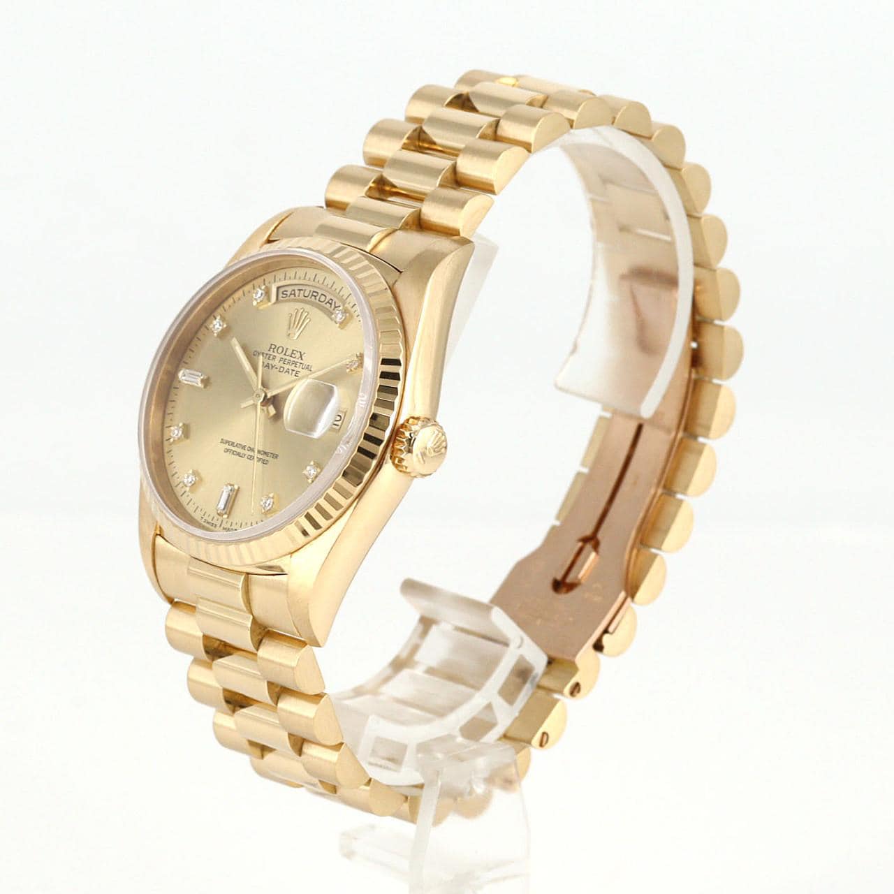 ロレックス デイデイト 18238A. YG 自動巻 W番