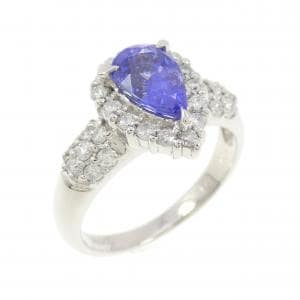 PT900 タンザナイト リング 1.11CT
