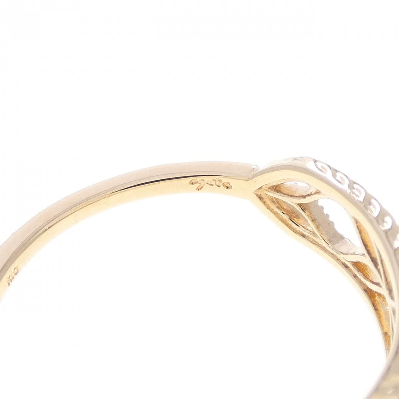 アガット ダイヤモンド リング 0.01CT