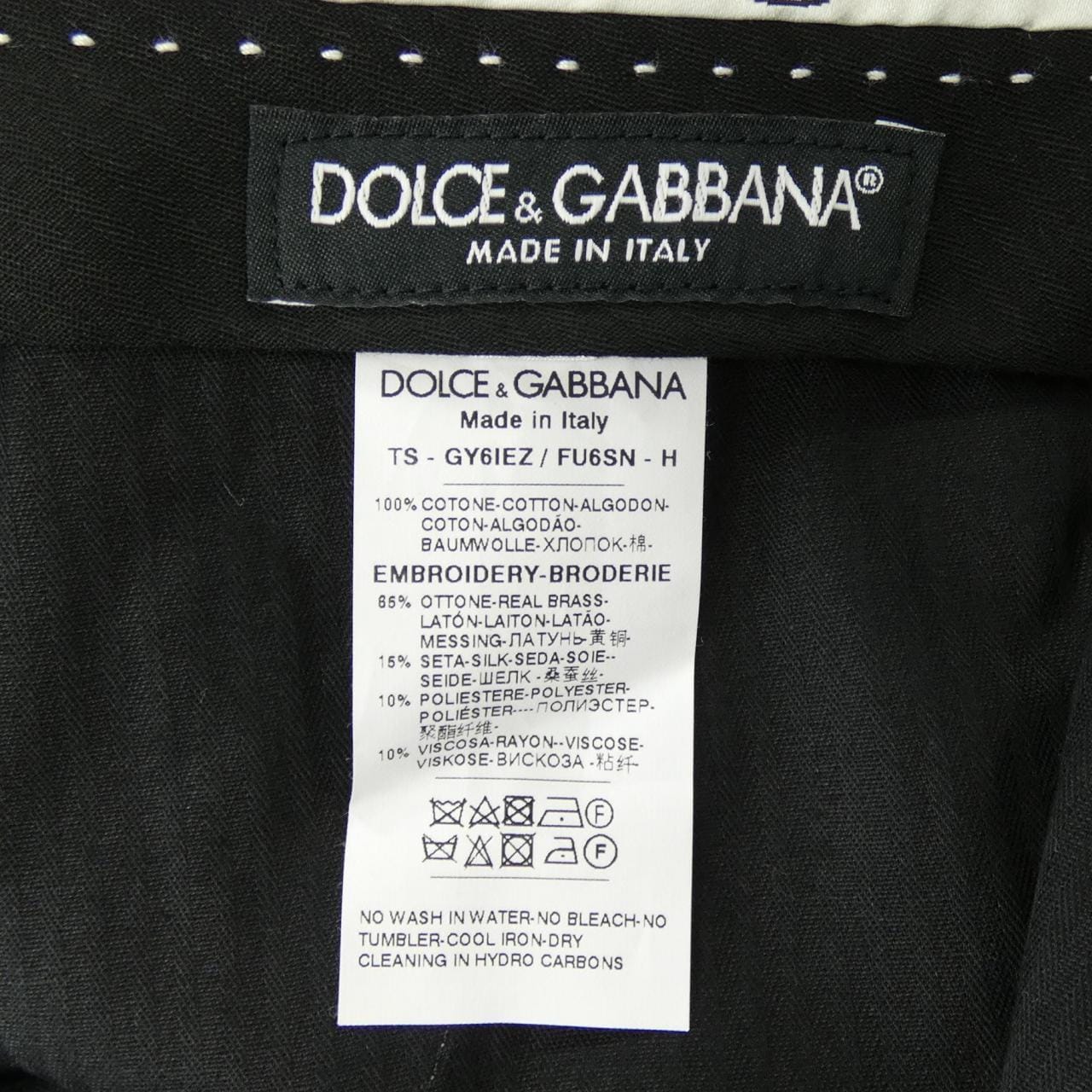 ドルチェアンドガッバーナ DOLCE&GABBANA GY6IEZ/FU6SN パンツ