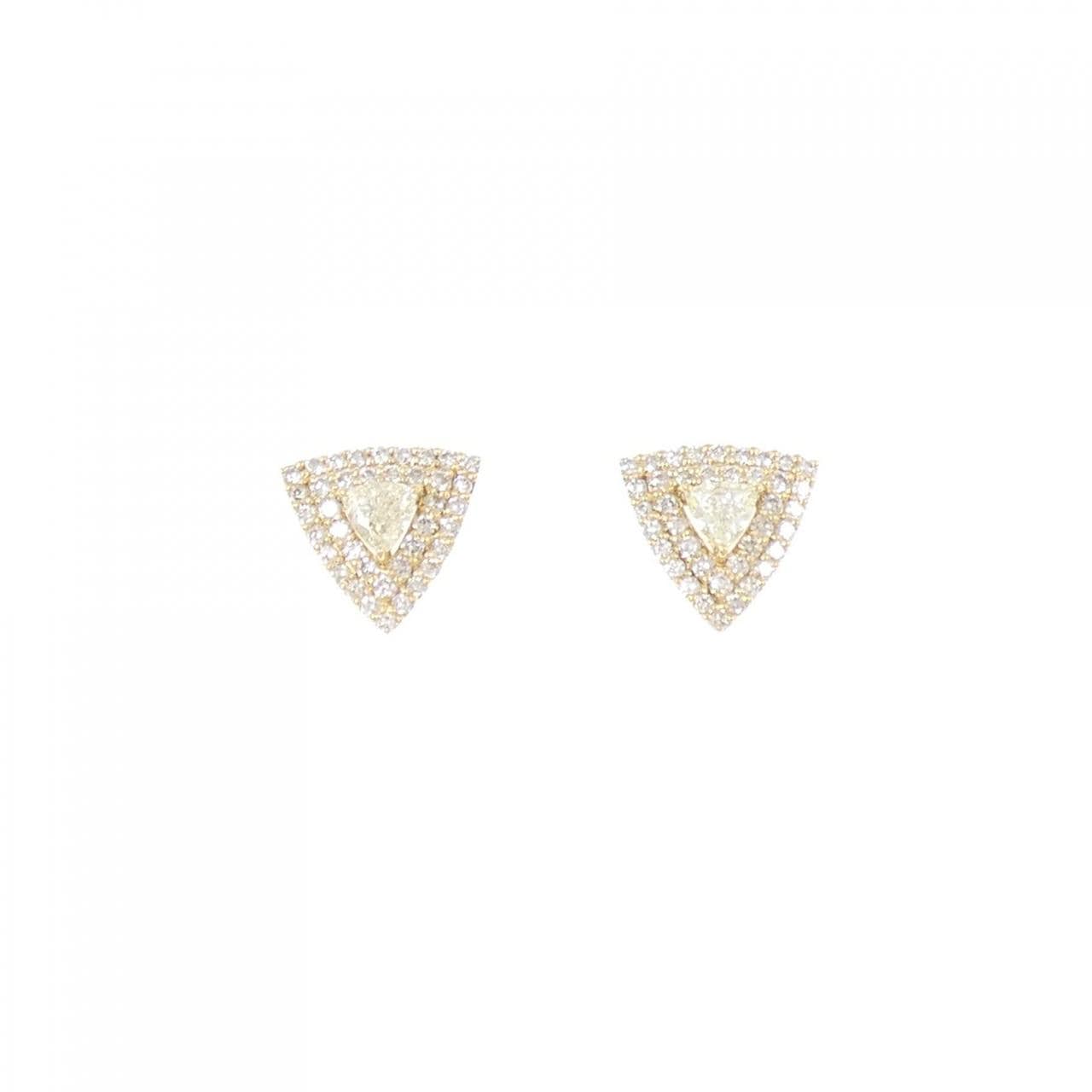 K18YG ダイヤモンド ピアス 0.50CT