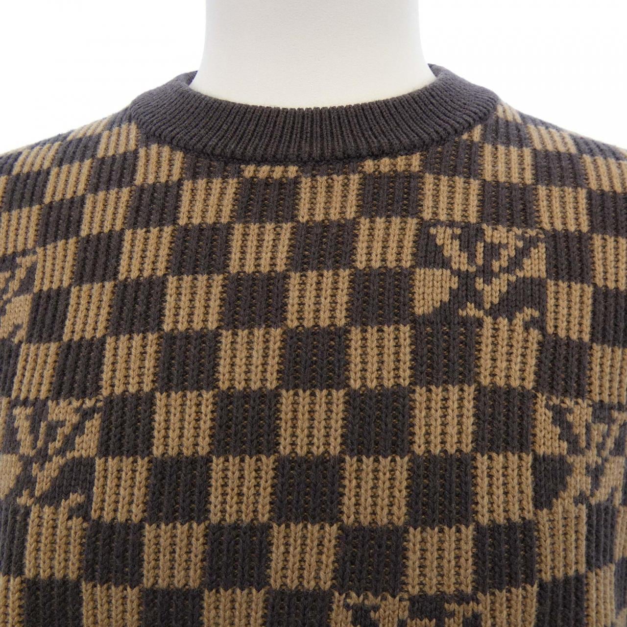 LOUIS VUITTON羅紋牛仔圓領針織衫 HLN77WZLL