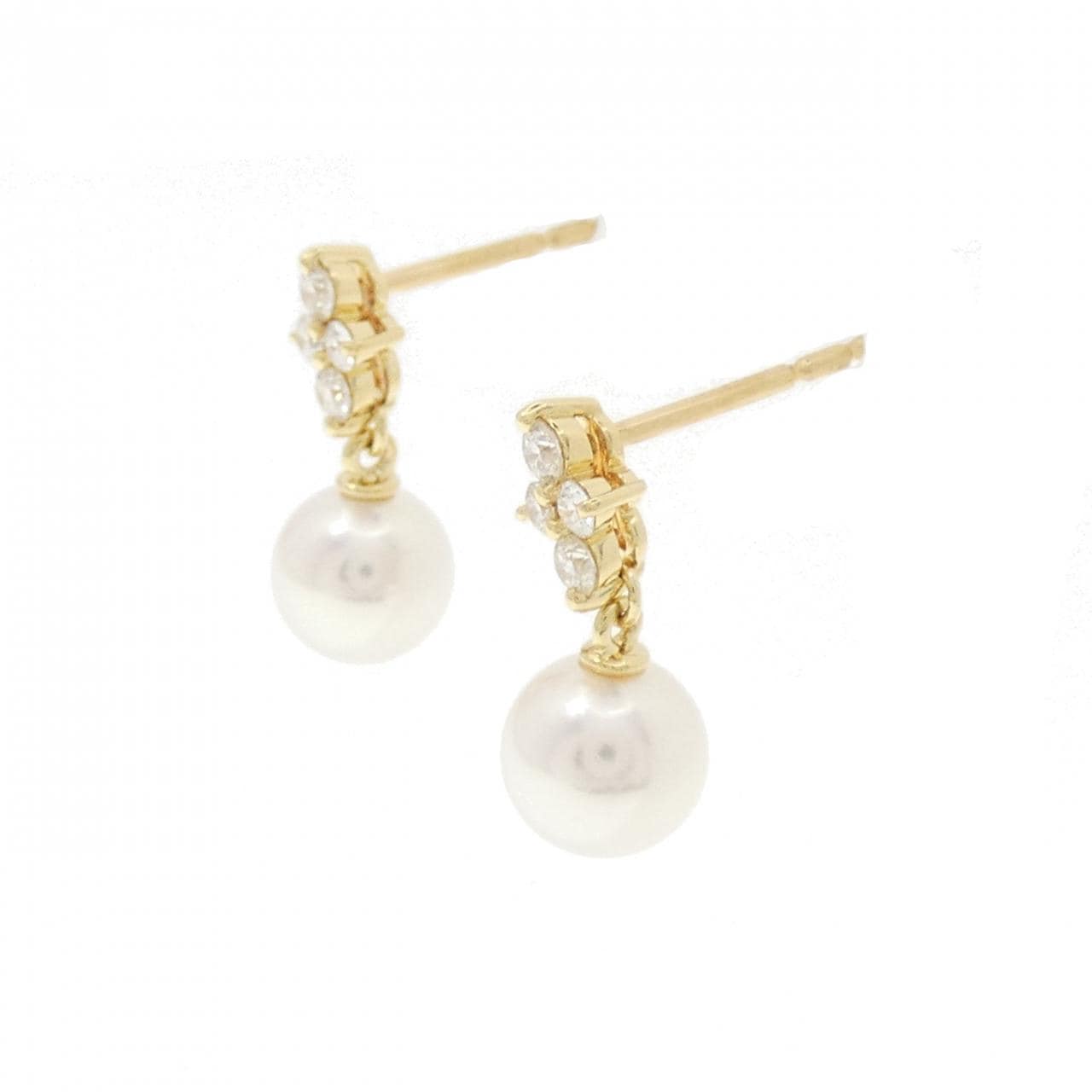 MIKIMOTO Akoya珍珠耳环 6.6 毫米