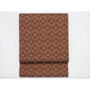 【未使用品】名古屋帯【龍村美術織物】開き名古屋　全通柄