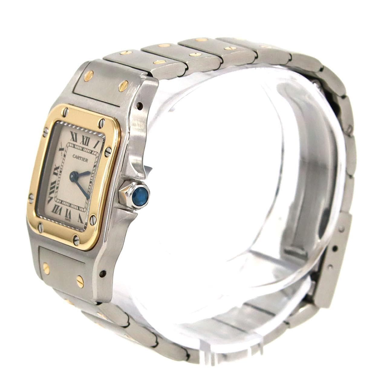 Cartier Santos Galbe SM Combi W20012C4 SSxYG石英