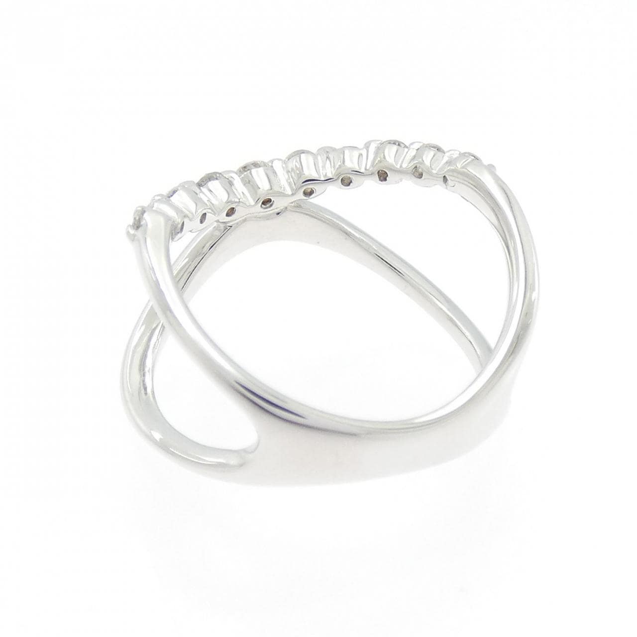 K18WG ダイヤモンド リング 0.20CT