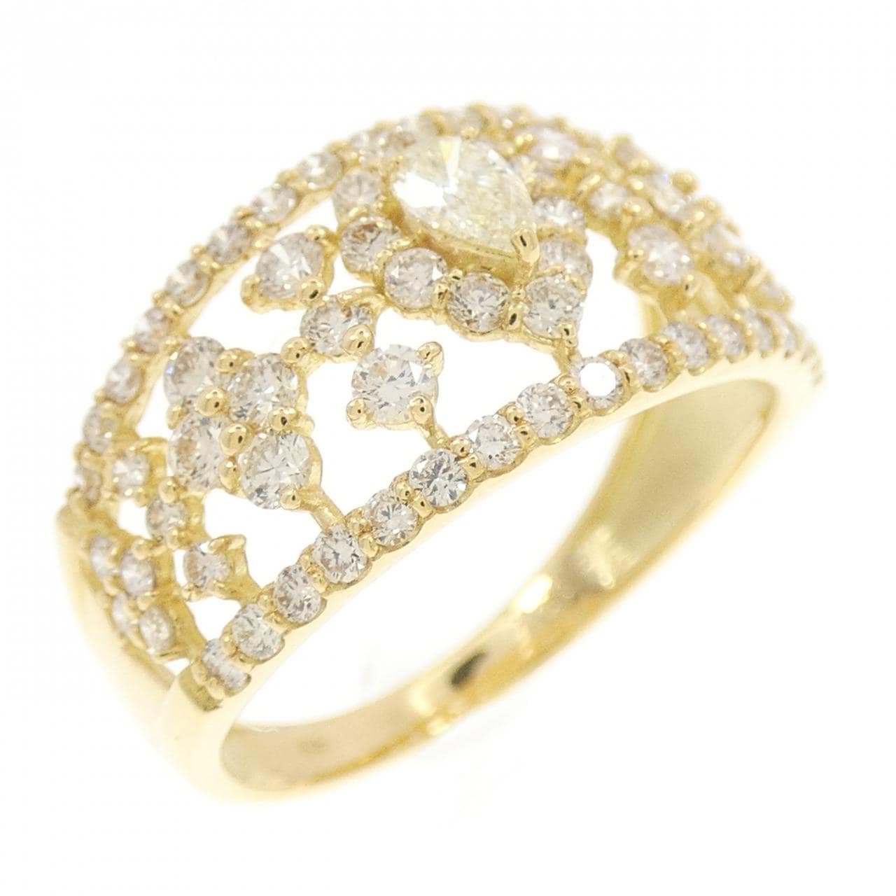 【新品】K18YG ダイヤモンド リング 1.00CT