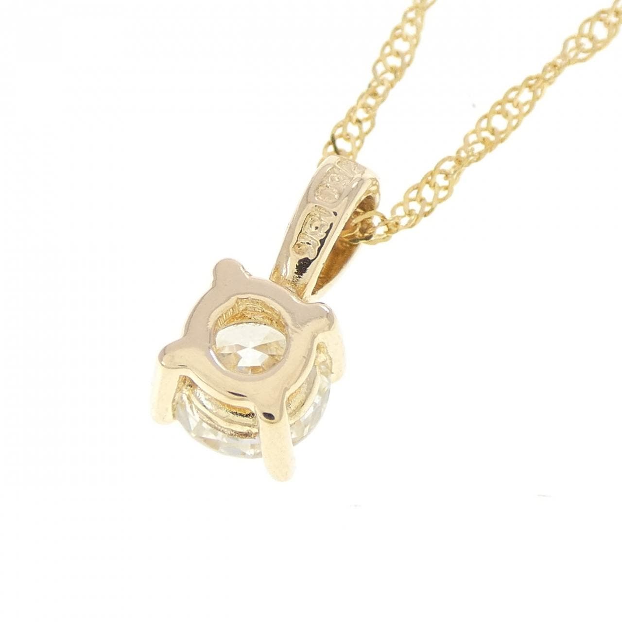 750YG/K18YG ダイヤモンド ネックレス