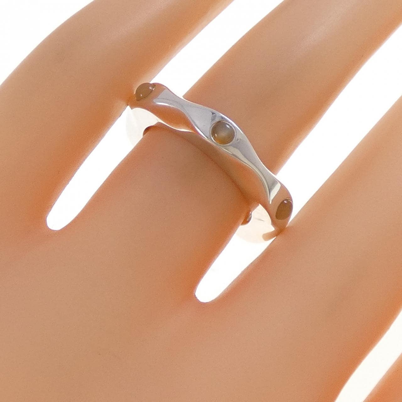 ジョージ ジェンセン ムーンストーン リング