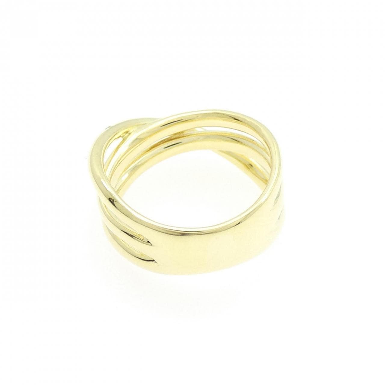 K18YG鑽石尾戒0.03CT