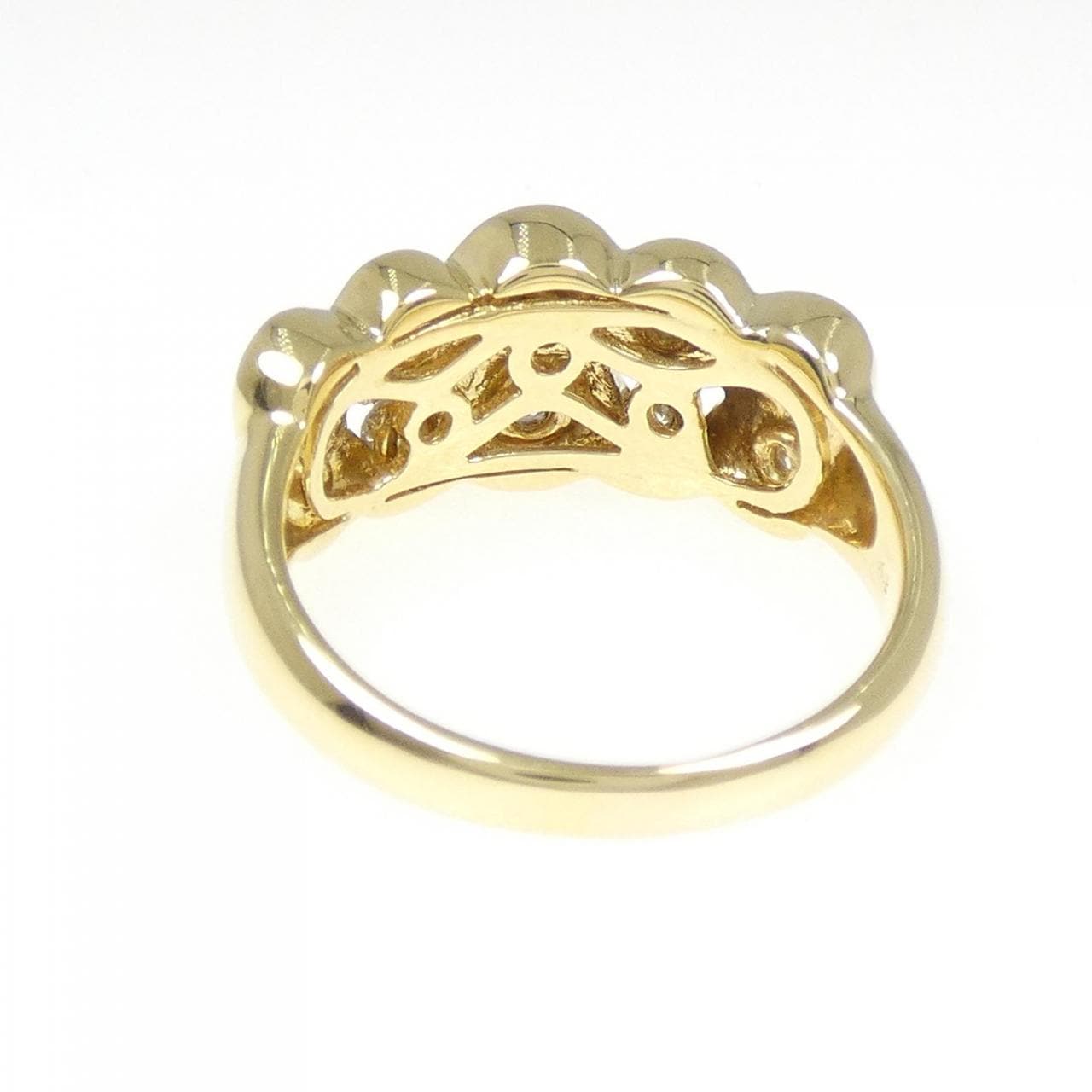 K18YG ダイヤモンド リング 0.56CT