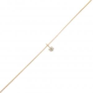 K18PG ソリティア ダイヤモンド ブレスレット 0.05CT