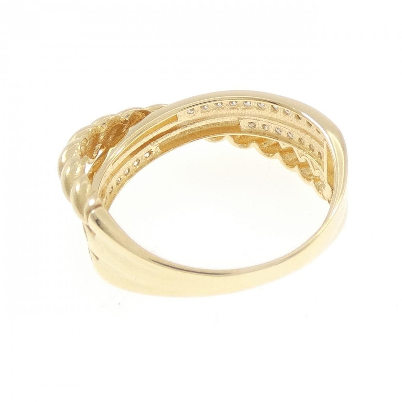 K18YG ダイヤモンド リング 0.27CT