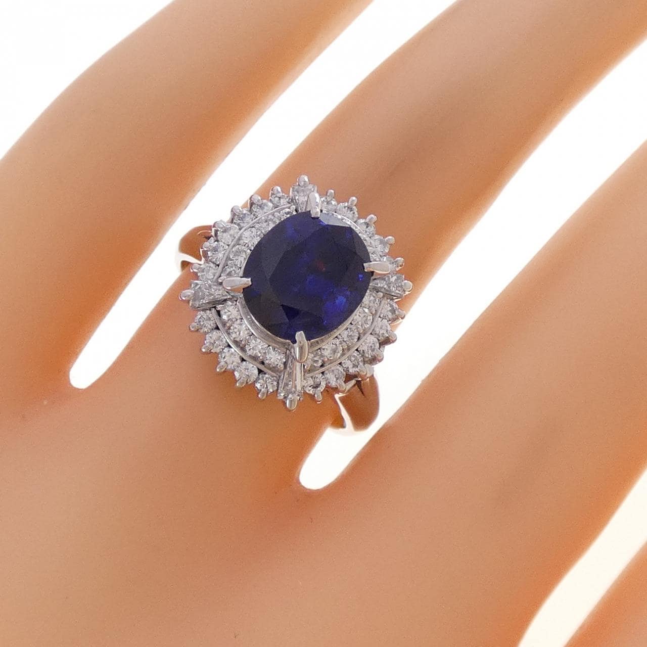 PT900藍寶石戒指2.22CT