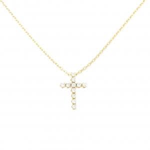 STAR JEWELRY Cross Diamond Necklace 0.1CT