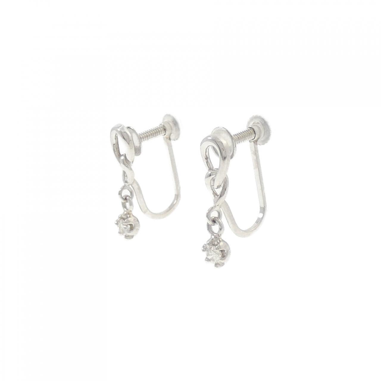 PT钻石耳夹0.10CT