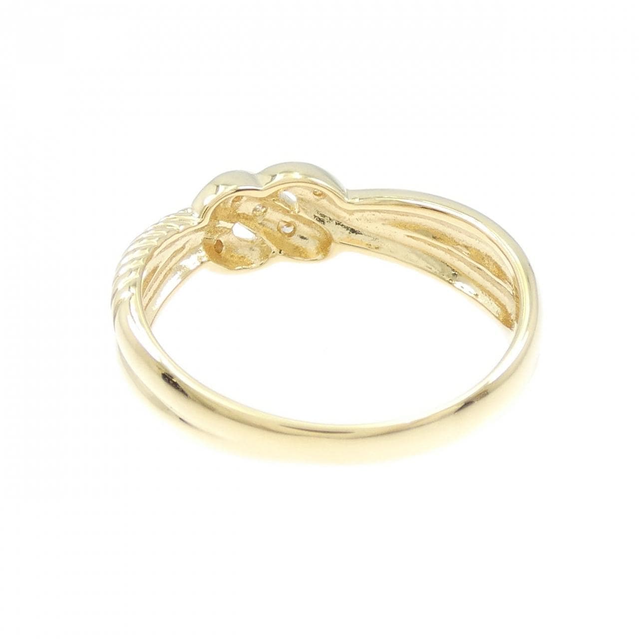 K18YG ダイヤモンド リング 0.05CT