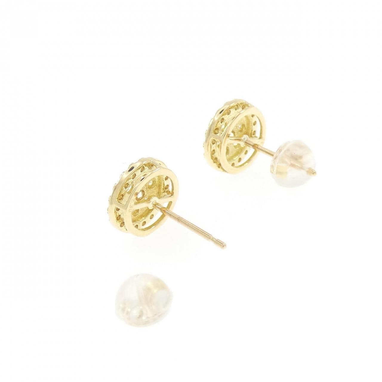 K18YG ダイヤモンド ピアス 0.60CT