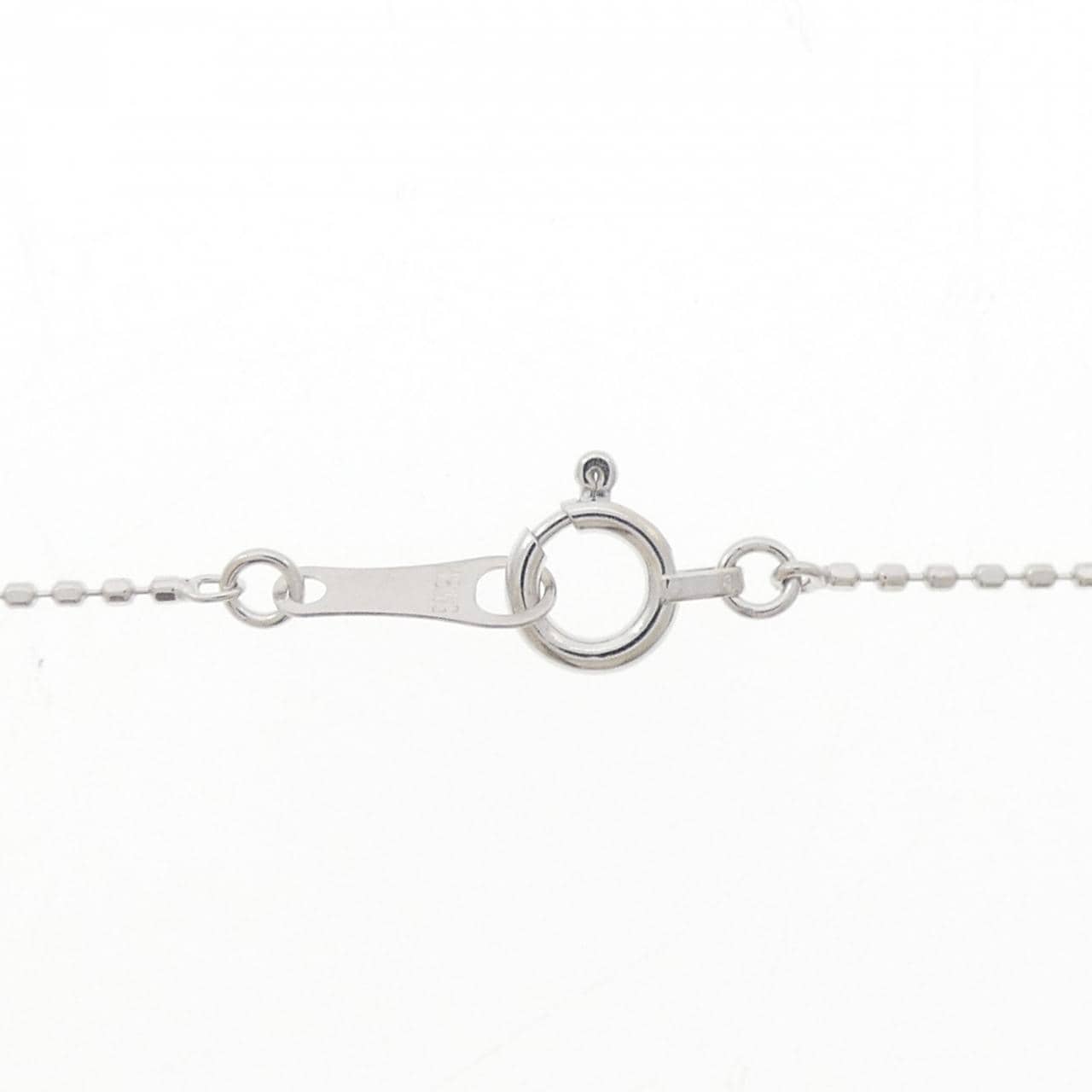 K18WG ハート ダイヤモンド ネックレス 0.30CT