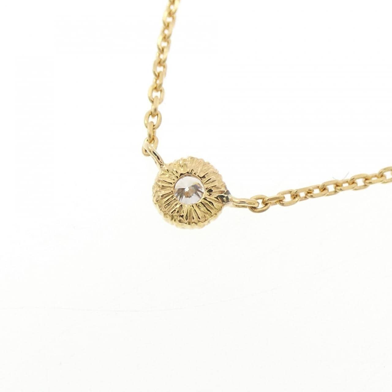 アガット ダイヤモンド ネックレス 0.03CT