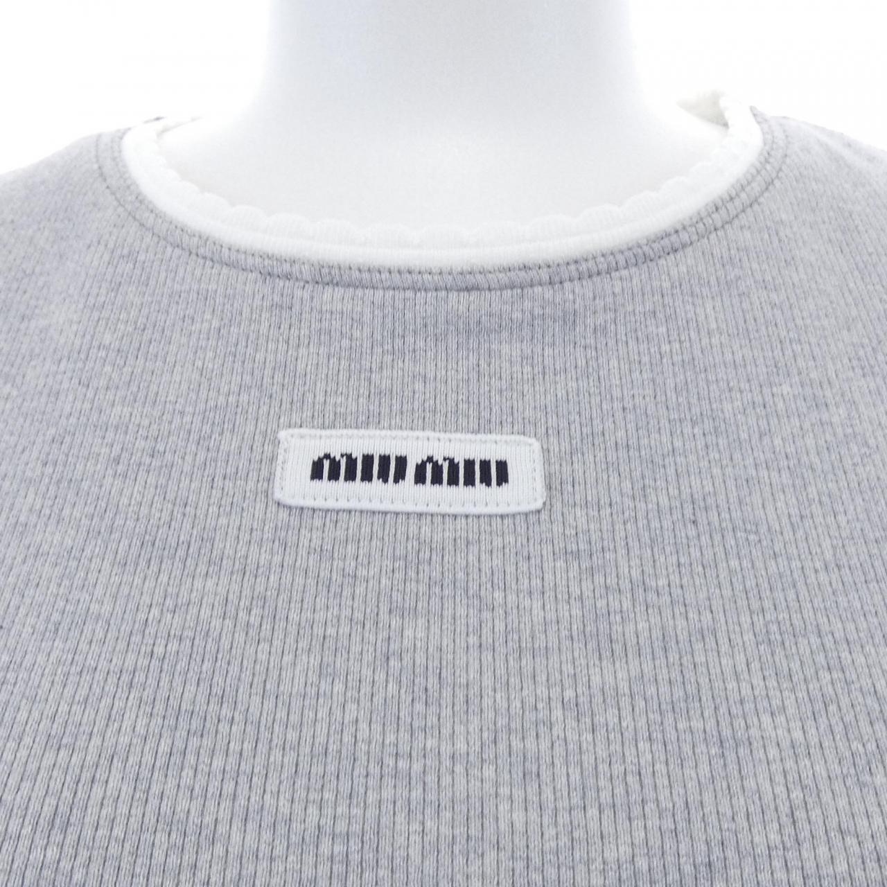 ミュウミュウ MIU MIU MIU MIU ロゴ MJN847 S232 12HM トップス