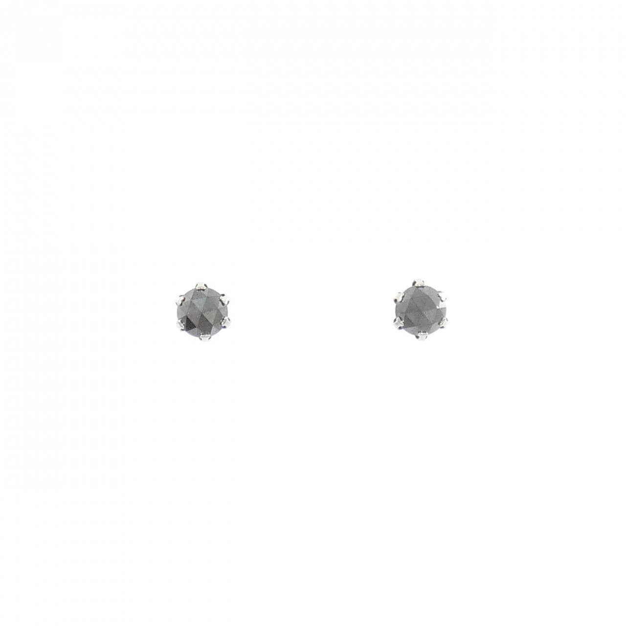 PT900 ソリティア ダイヤモンド ピアス 0.50CT