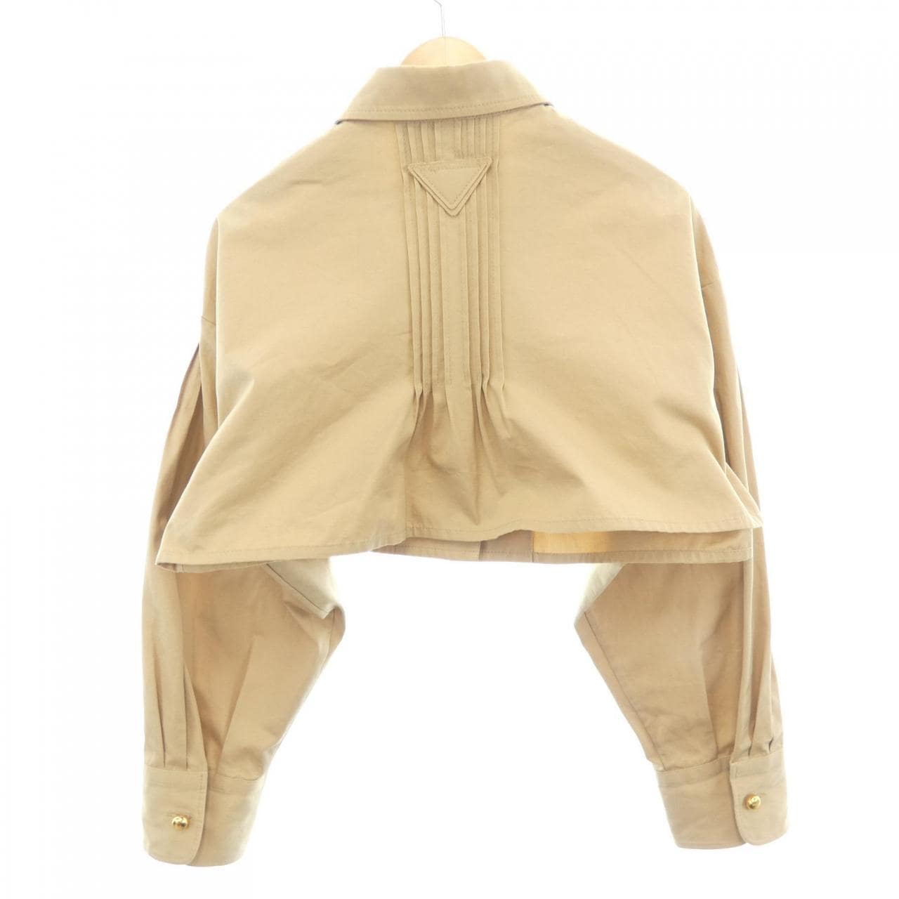 プラダ PRADA クロップド ポプリン ジャケット トライアングルロゴ P5390 SOOO 1BMS ジャケット