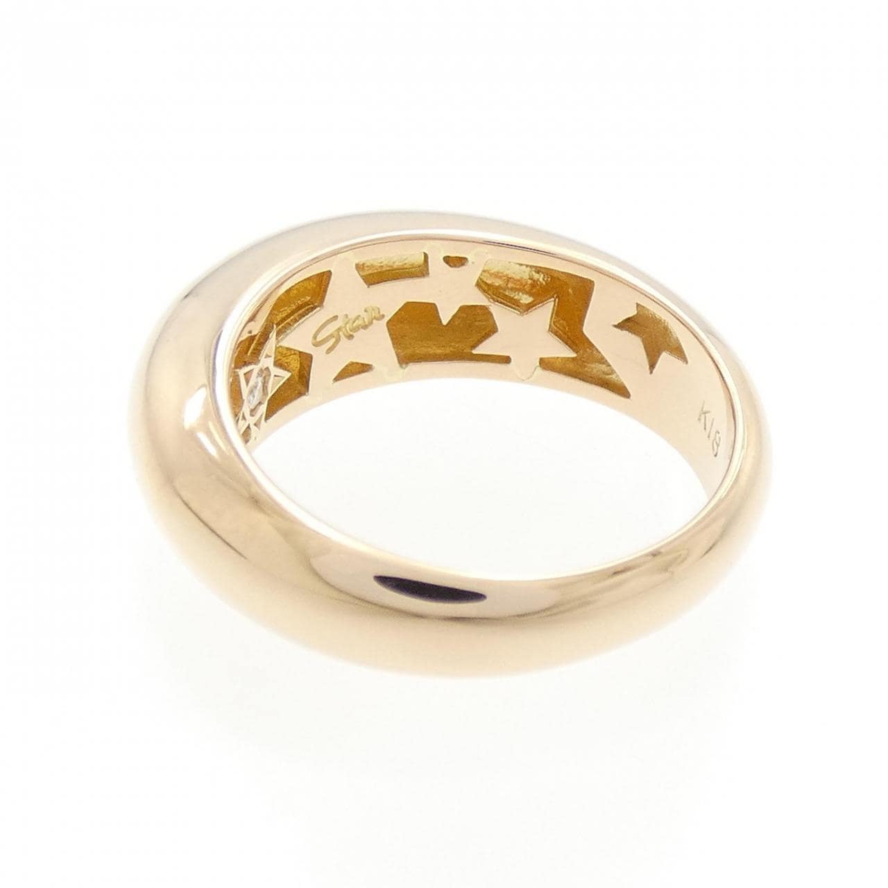 スタージュエリー K18PG リング 0.015CT