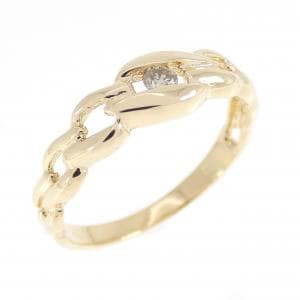 K18YG ダイヤモンド リング 0.07CT