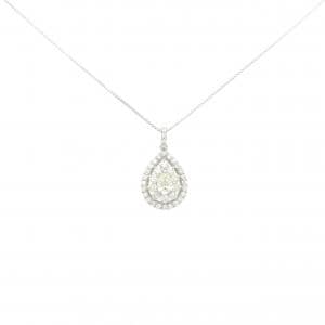 【新品】PT900/PT850 ダイヤモンド ネックレス 0.50CT