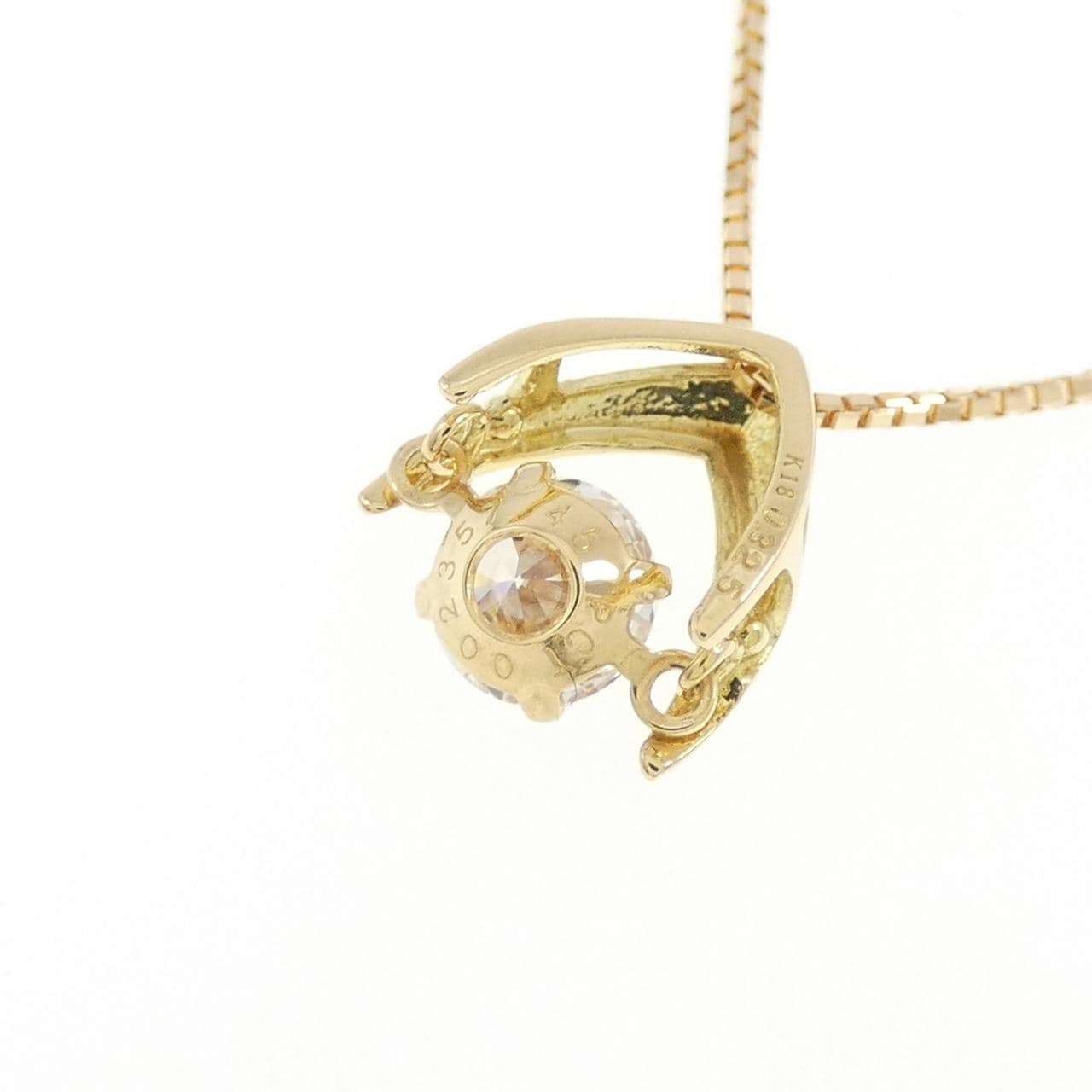 K18YG ダイヤモンド ネックレス 0.325CT
