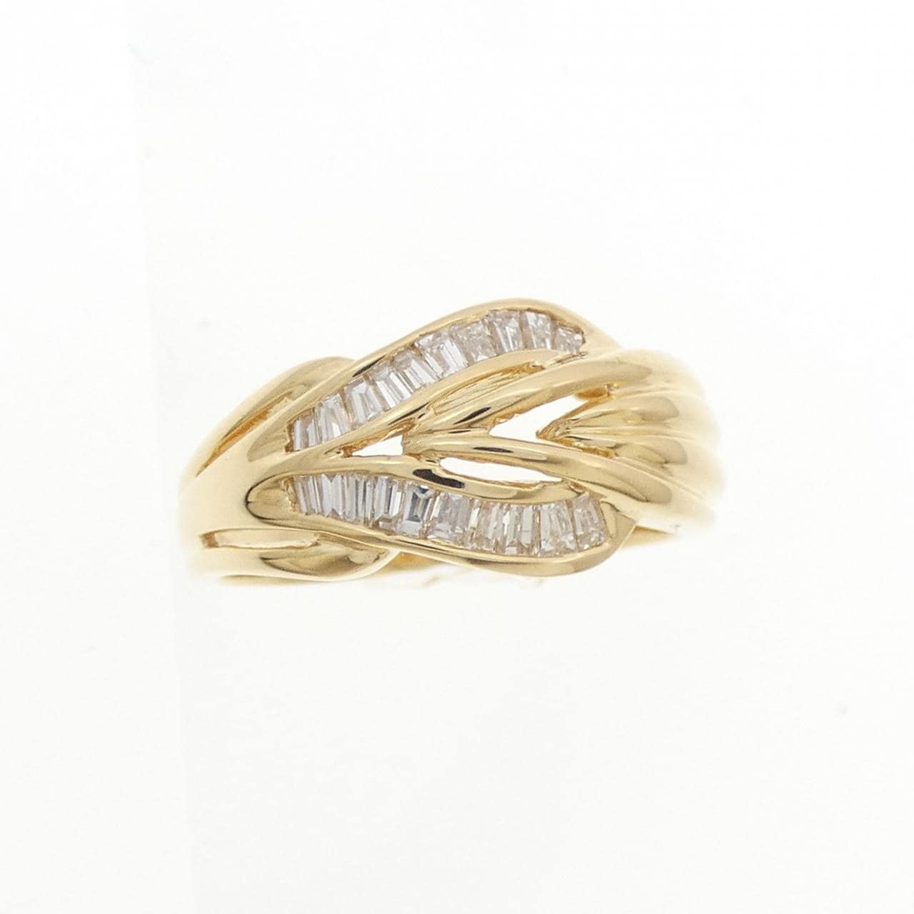 K18YG ダイヤモンド リング