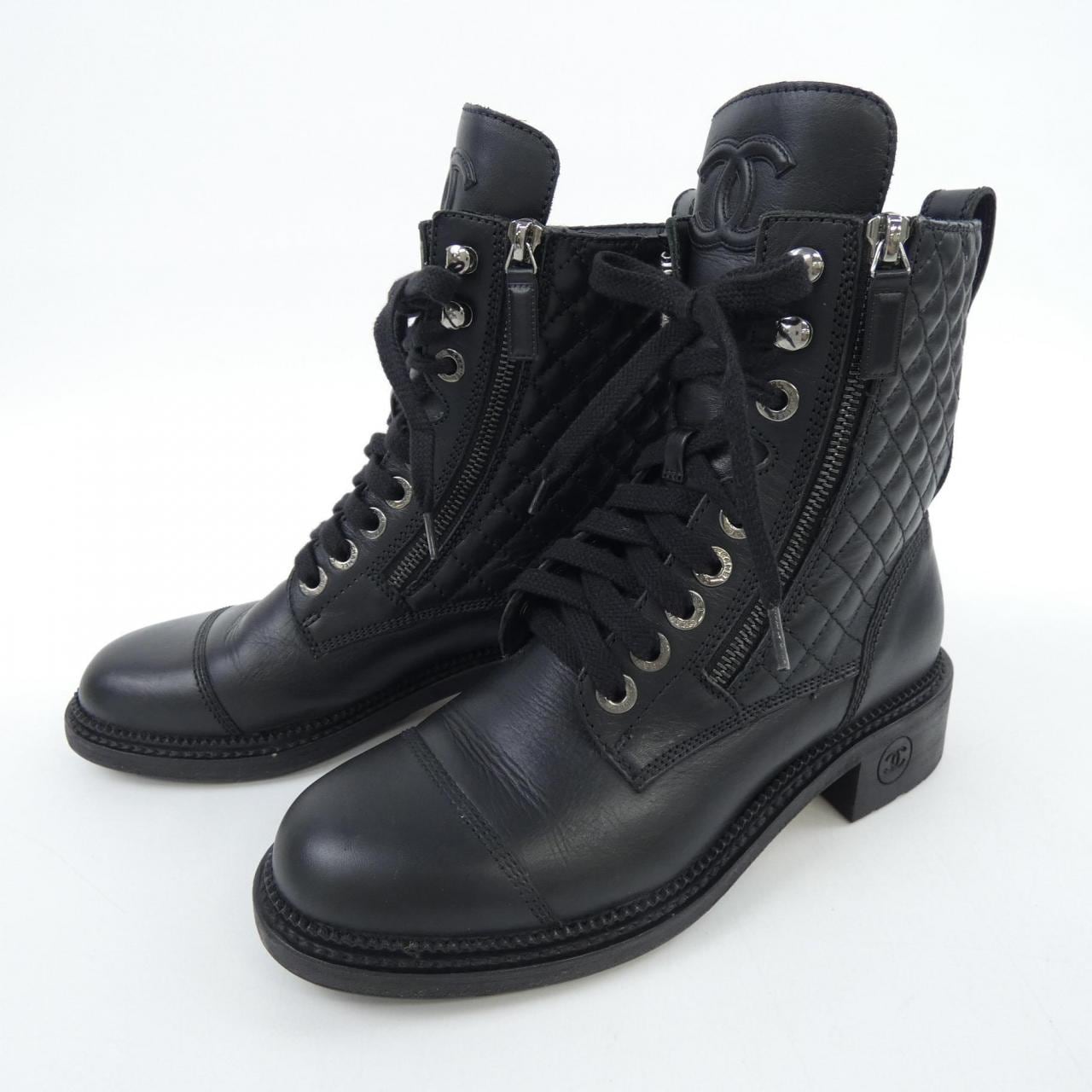 シャネル CHANEL レースアップ G33769X51480 ブーツ